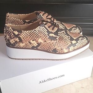 Aldo Lovirede snakeskin shoes/sz us 9